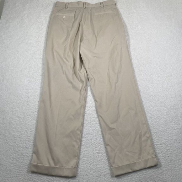 Nike Golf Pants Mens 32x30 Beige Dri-Fit Performance Standard Chino Khaki Active - Picture 6 of 12